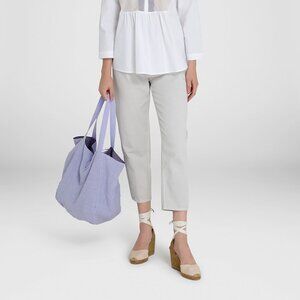 Borsa Linen Tote in Lavender by YC Milano
